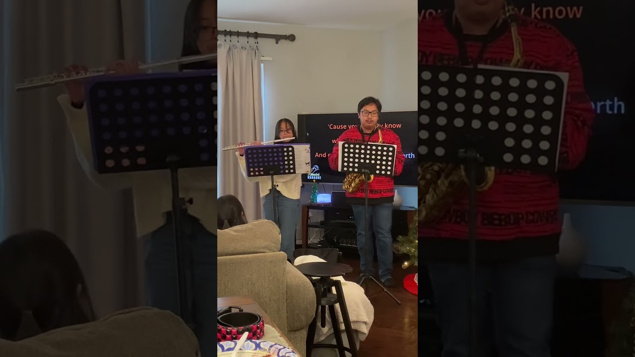 Die With A Smile (Alto Sax and Flute Cover by Gio and Chloe)