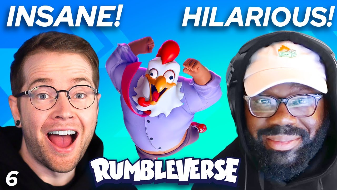 Rumbleverse Takedown with a PIECE OF CHICKEN!? - uTure Show Ep.6 w/DanTDM, shofu & more!