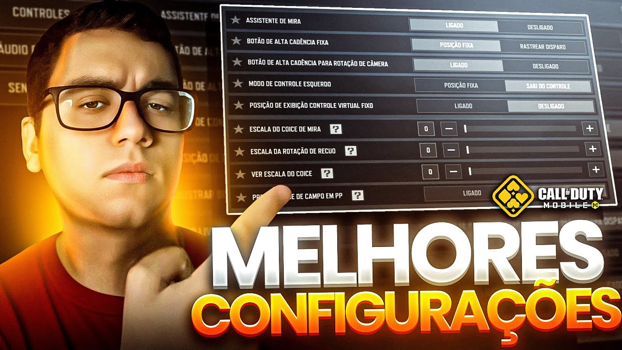 AS MELHORES CONFIGURAÇÕES DO COD MOBILE❗️ATUALIZADAS 2025 (ATIVE AGORA!)