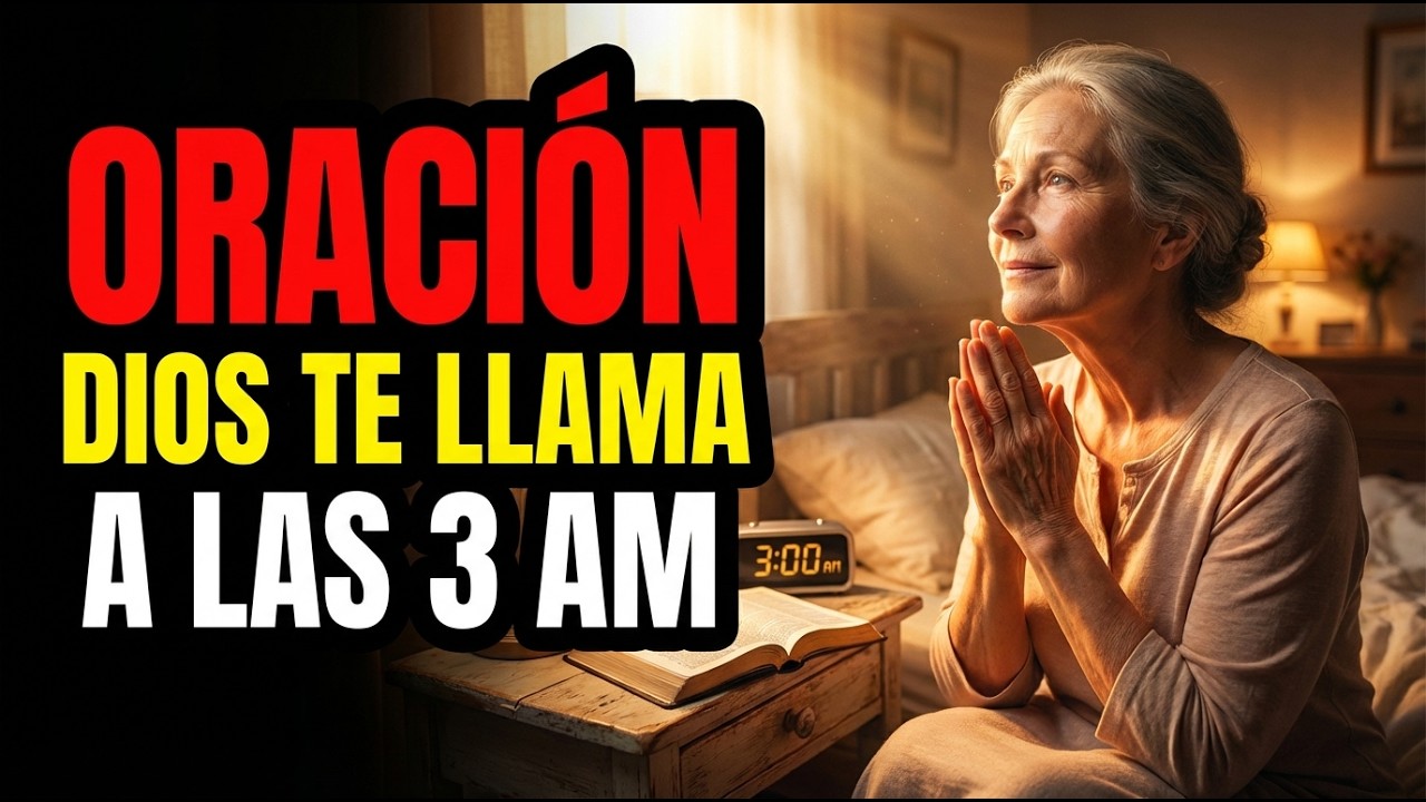 No es insomnio, es DIOS llamándote La oración secreta de las 3 AM