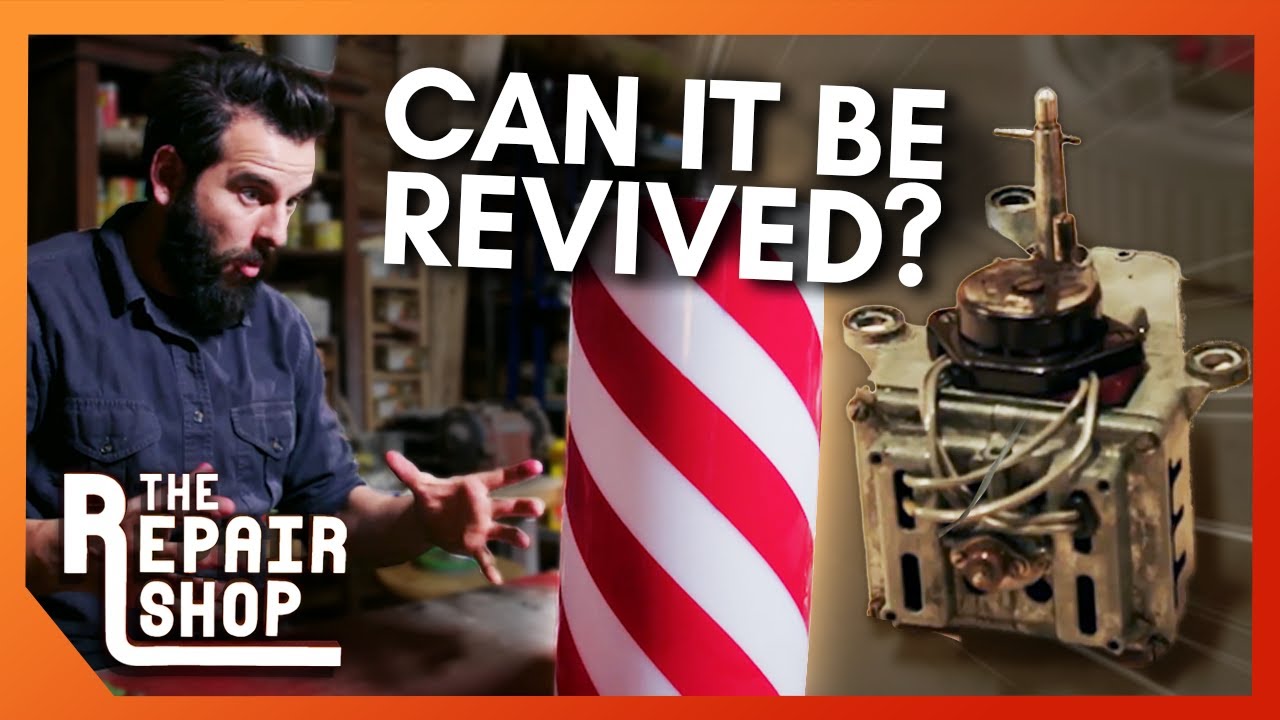 Can this Disassembled Barber Shop Pole Be Brought Back to Life? | The Repair Shop
