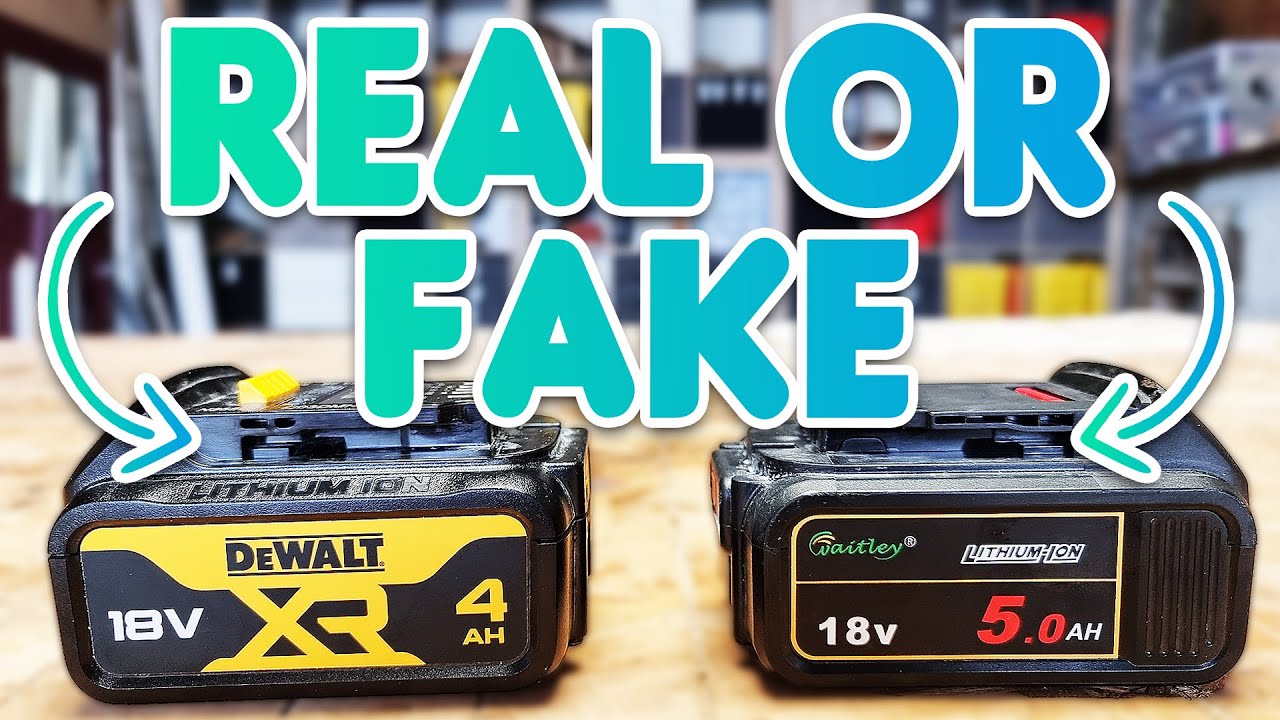 Хороши ли дешевые аккумуляторы DeWALT? (Проверено на поддельные аккумуляторы DeWALT)