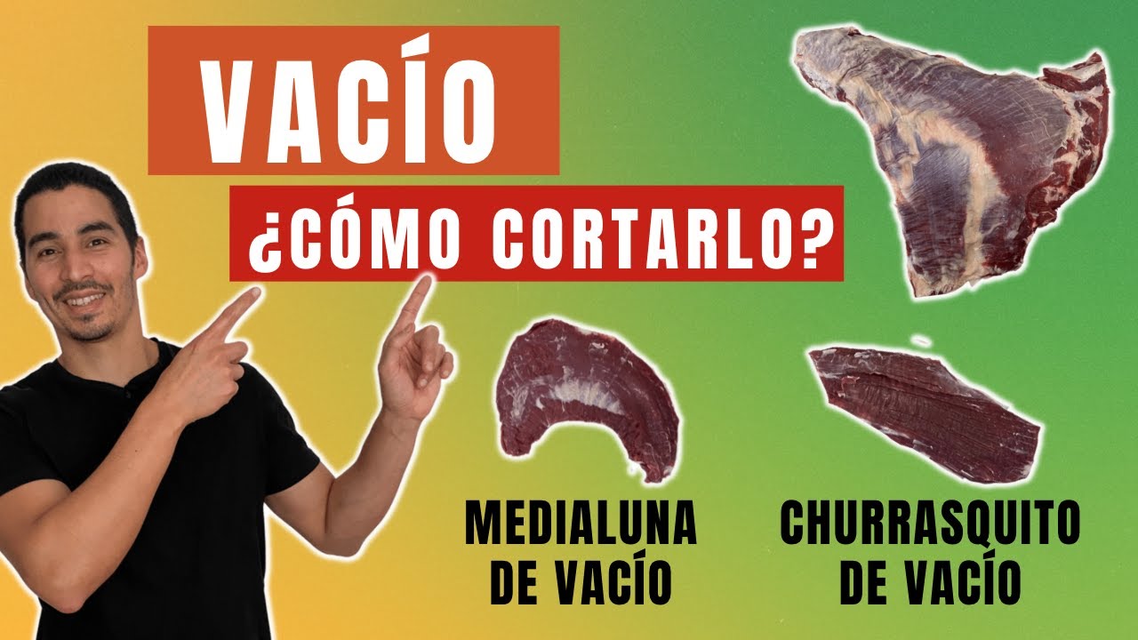 CÓMO cortar un VACÍO | CENTRO DE FALDA | FLANK STEAK - Medialuna de vacío y churrasquito