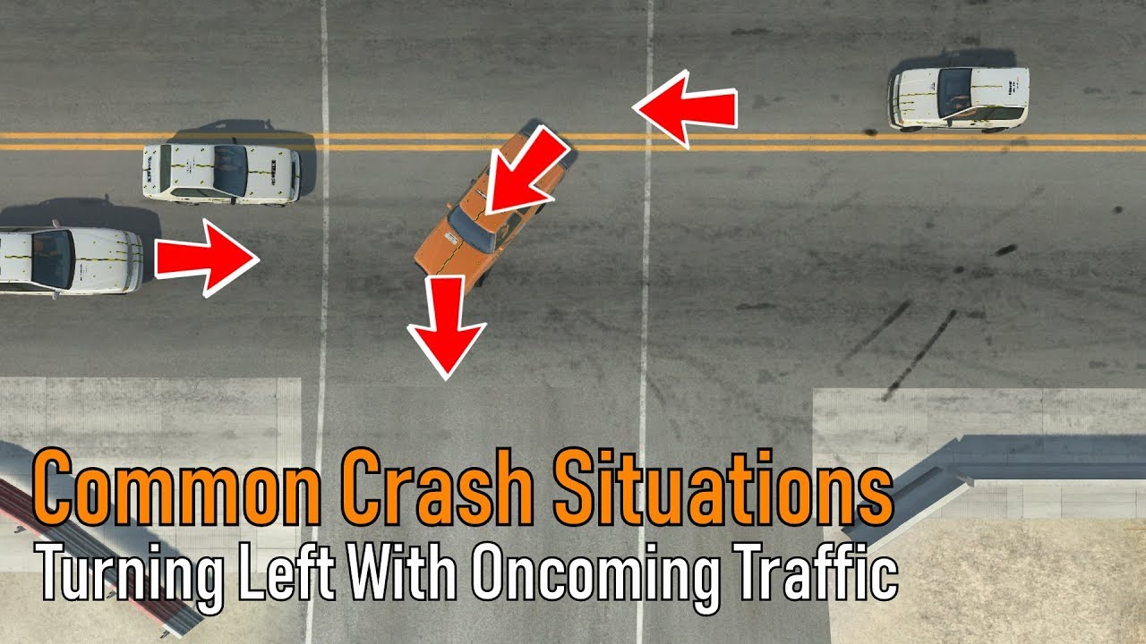 BeamNG.drive | Turning Left With Oncoming Traffic