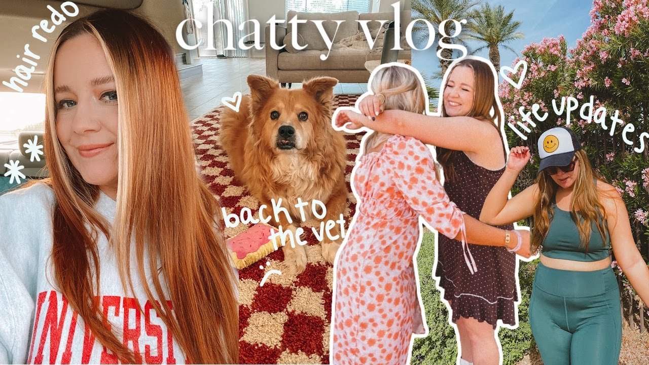 meeting new friends, fixing my brown hair, and another vet trip