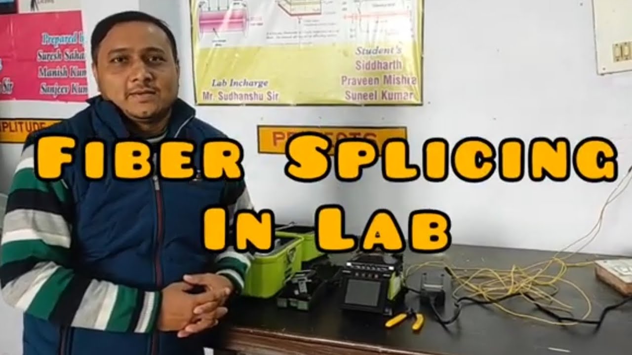 Fiber Splicing Experiment In OFC Lab l Optical Fiber l Electronics l Diploma l Polytechnic l SkyGyan