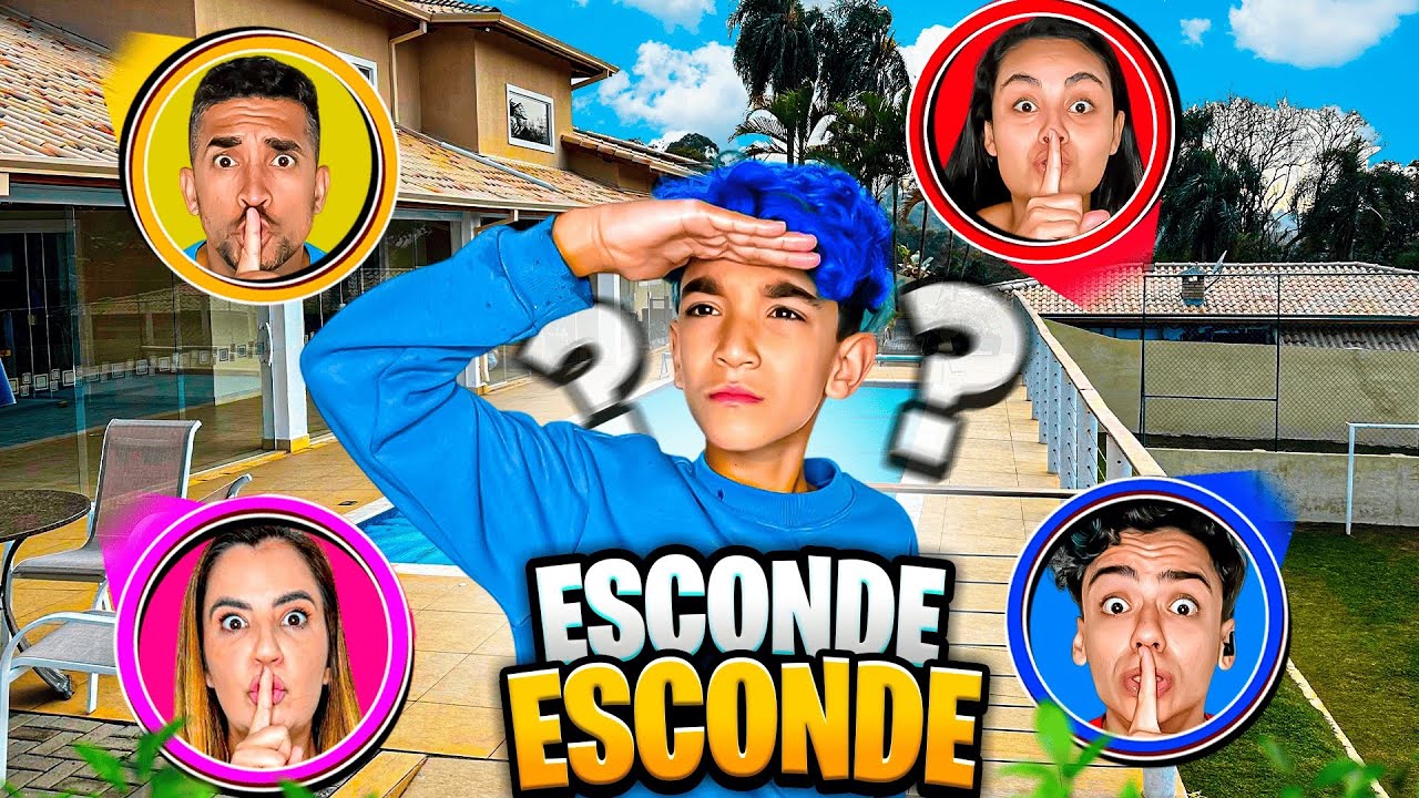 ESCONDE ESCONDE EXTREMO NA CASA NOVA DA FAMÍLIA ROCHA ÀS 3 HORAS DA MANHÃ