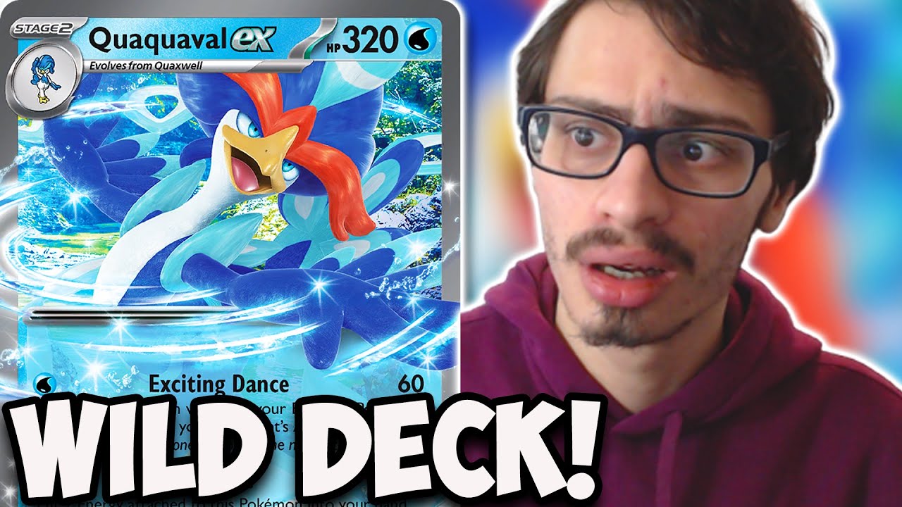 Quaquaval ex Is VERY WILD! Dual Stage 2 Quaquaval Combo Paldea Evolved PTCGL