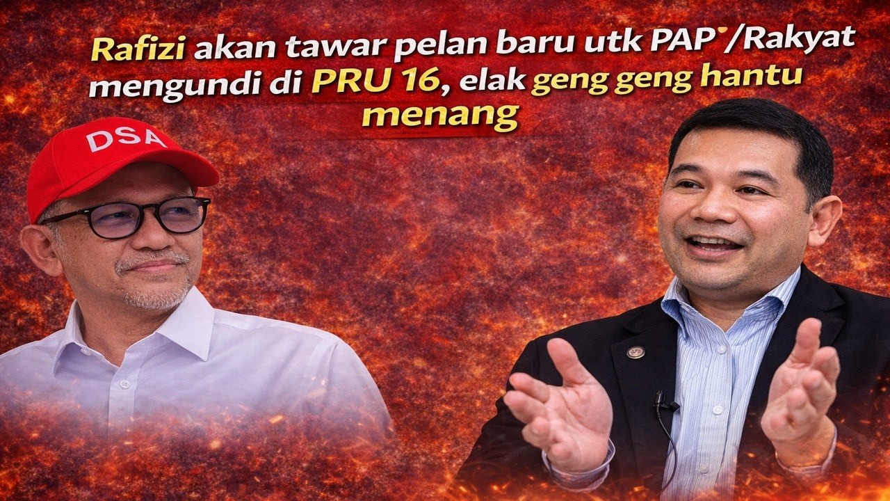 Rafizi akan tawar pelan baru utk PAP/Rakyat  mengundi di PRUv16, elak geng geng hantu menang 