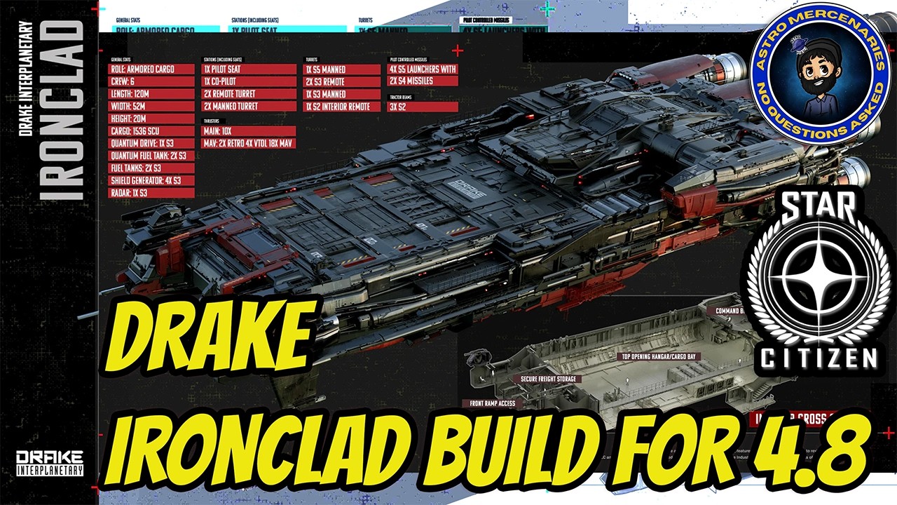 Новые варианты сборки бронированных кораблей для Star Citizen версии 4.8 | От базовых PvE-комплек...