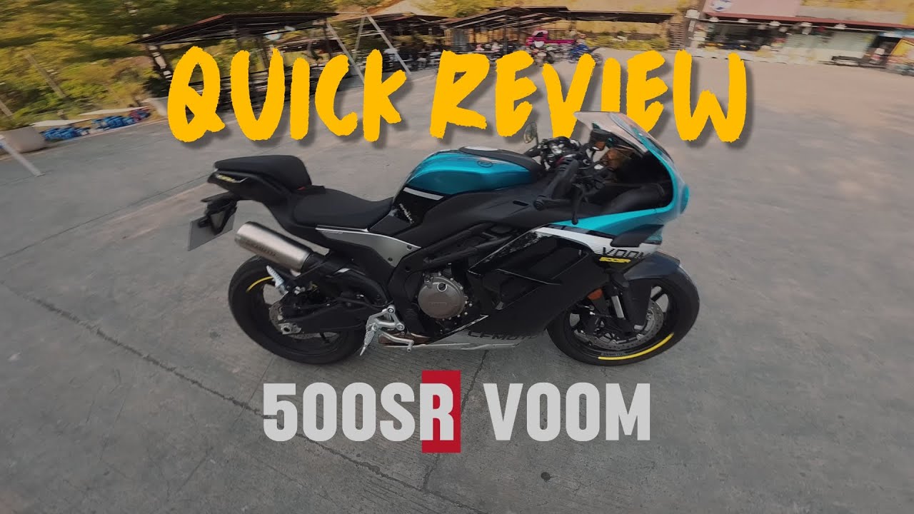CFMOTO 500SR VOOM Quick Review #w4nmotovlog
