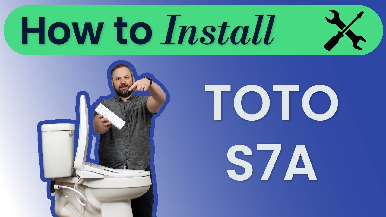 Как установить биде: TOTO Washlet S7A и S7