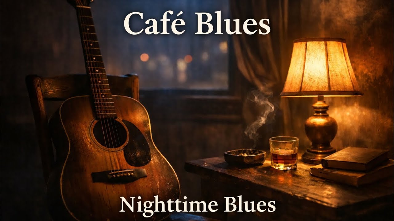 Title:Nighttime Blues | Cozy Acoustic Guitar Session