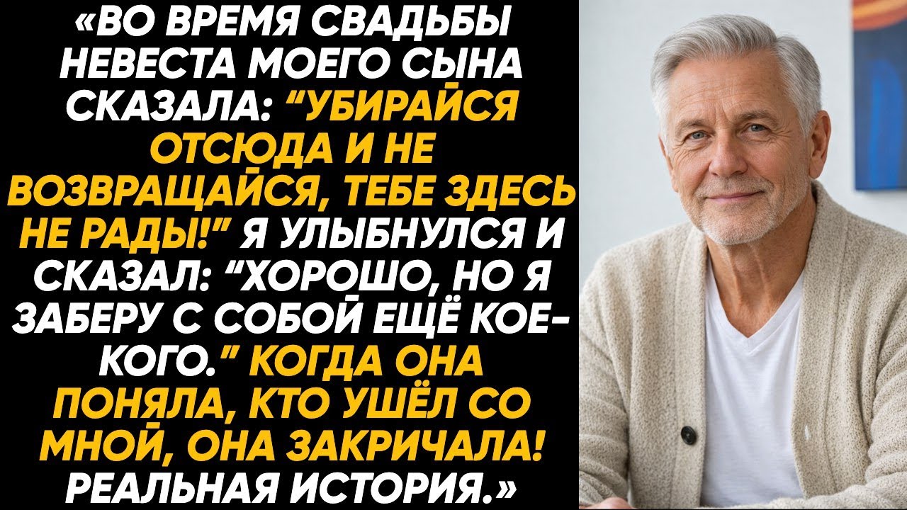 Вон отсюда! — крикнула невестка на свадьбе. Я ушёл, но не один… и вернулся с правдой.