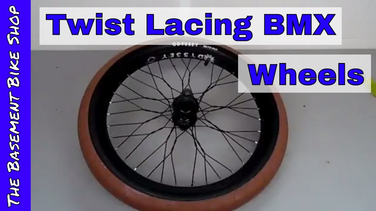 How to Twist Lace BMX Wheels- Twisted Bicycle Spokes Lacing