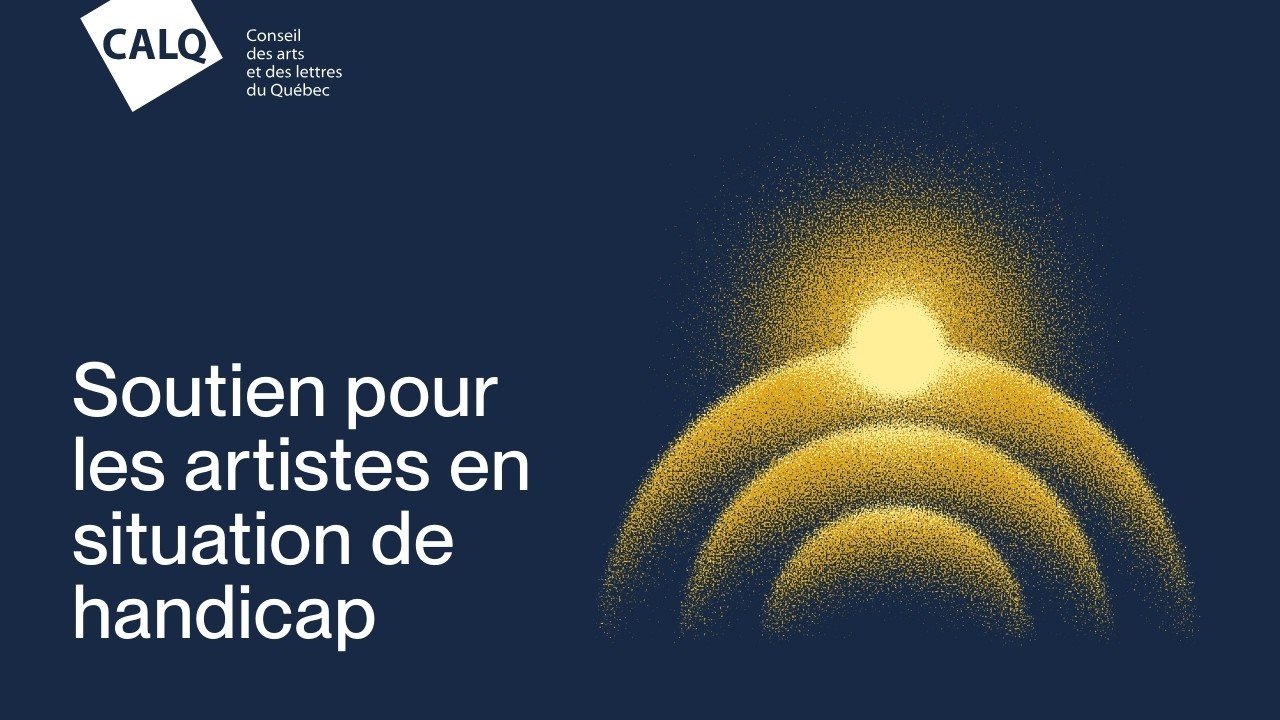 Présentation des programmes pour les artistes handicapés (LSQ)