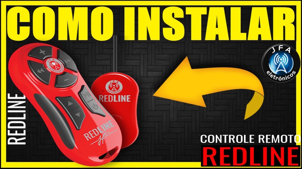Como Instalar Controle Longa Dist&acirc;ncia JFA REDLINE WR 1200 Metros #ALANROD