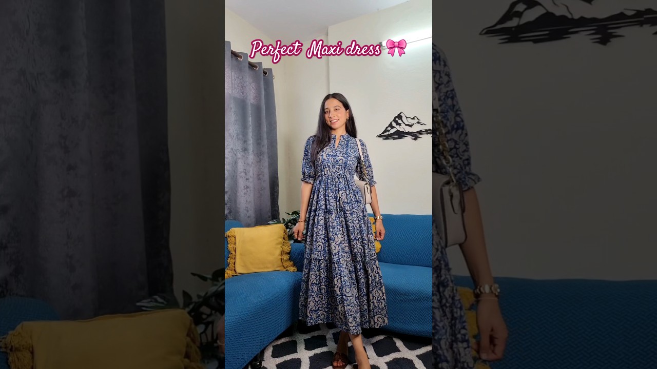 perfect summer maxi dress 👗 | Affordable maxi dress | Myntra Finds