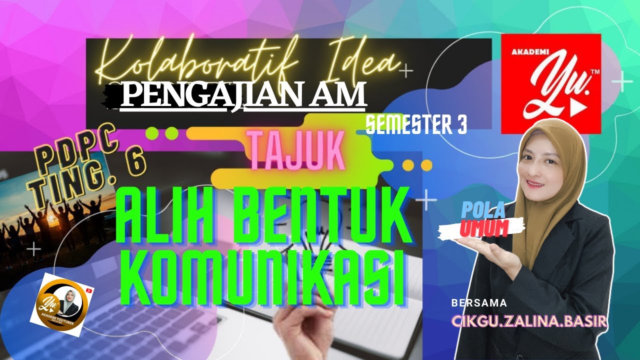 #1 PENGAJIAN AM: ALIH BENTUK KOMUNIKASI  SEM 3