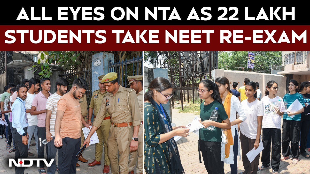 Новости экзамена NEET сегодня | Более 2,2 миллиона студентов, NTA проводит повторный экзамен NEET...