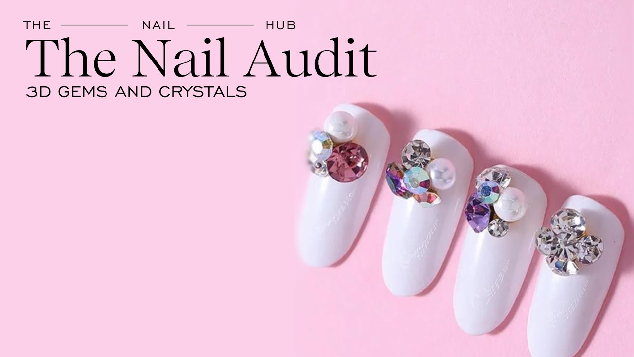Never Lose Crystals Again! Secure 3D Gems with Gel the Correct Way | The Nail Audit