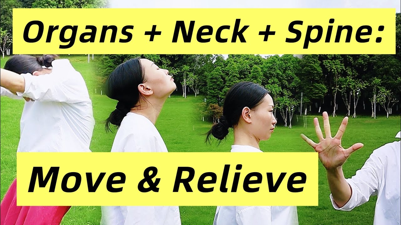 Nourish Organs, Ease Neck & Spine#nourishheallive #spine #energy #neck #health 