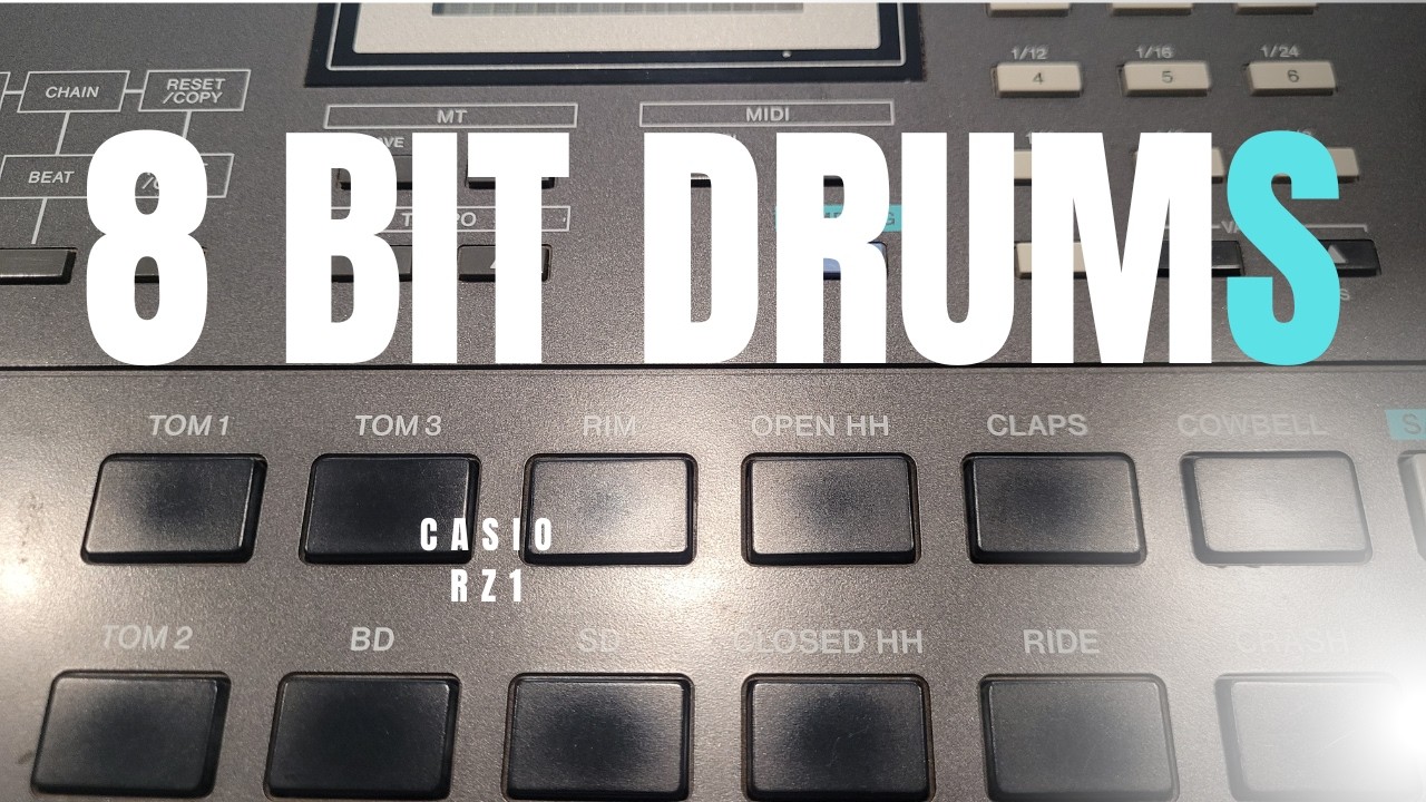 Casio RZ1 8 Bit Drum machine and sampler Modd*d