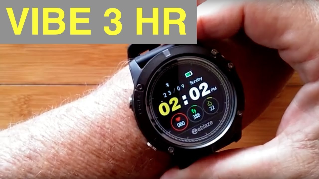 ZEBLAZE VIBE 3 HR IP67 5ATM Waterproof Multi Sport Color Screen Smart Watch: Unboxing and 1st Look