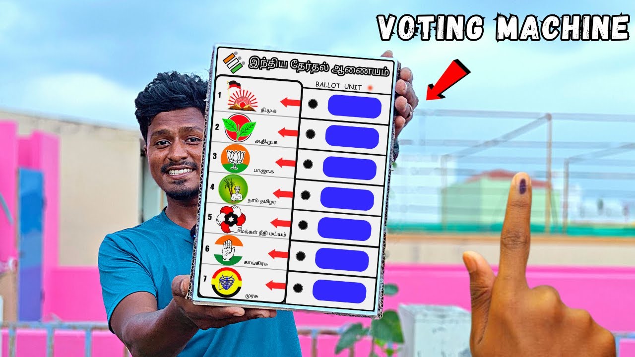 Electronic Voting Machine Making at Home | ஓட்டு போடும் இயந்திரம்! | Science Exhibition Project