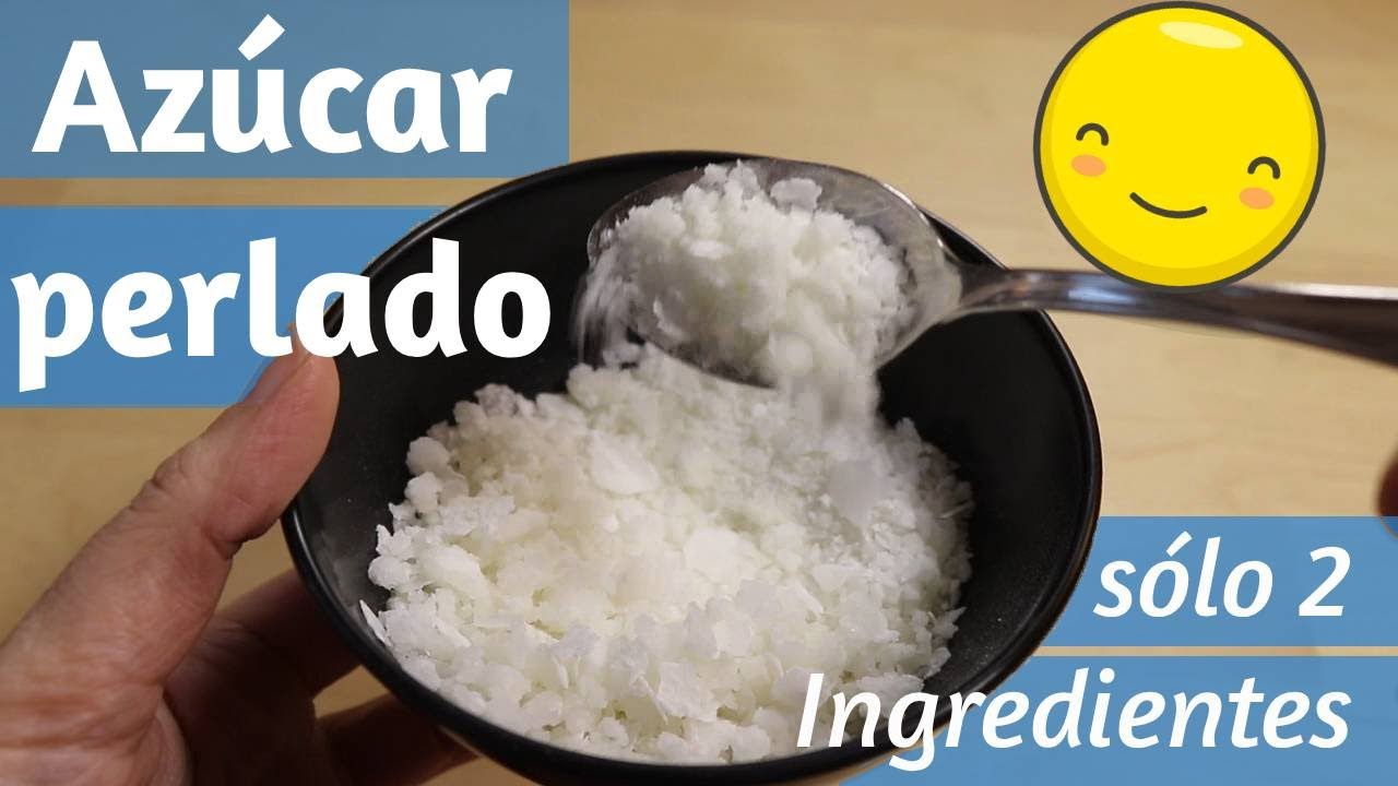 Cómo hacer Azúcar perlado con sólo 2 ingredientes súper rápido