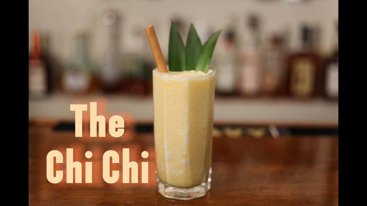Making the Chi Chi, A frozen summer cocktail