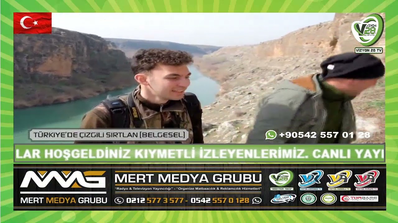 VİZYON 28 TV - TÜRKİYE’DE ÇİZGİLİ SIRTLAN (BELGESEL)