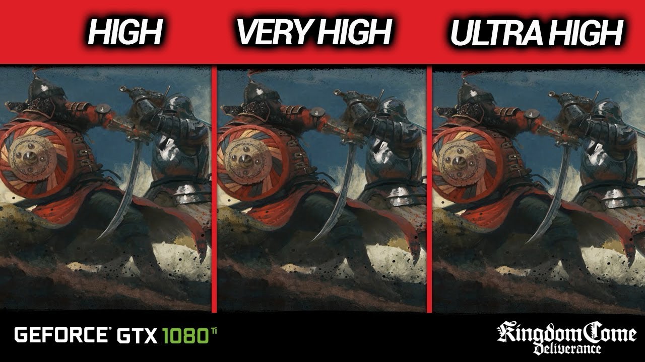 Kingdom Come Deliverance: High vs Very High vs Ultra High Comparison