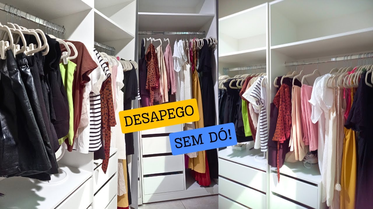 DESAPEGO | FAZENDO A LIMPA DO MEU GUARDA ROUPA