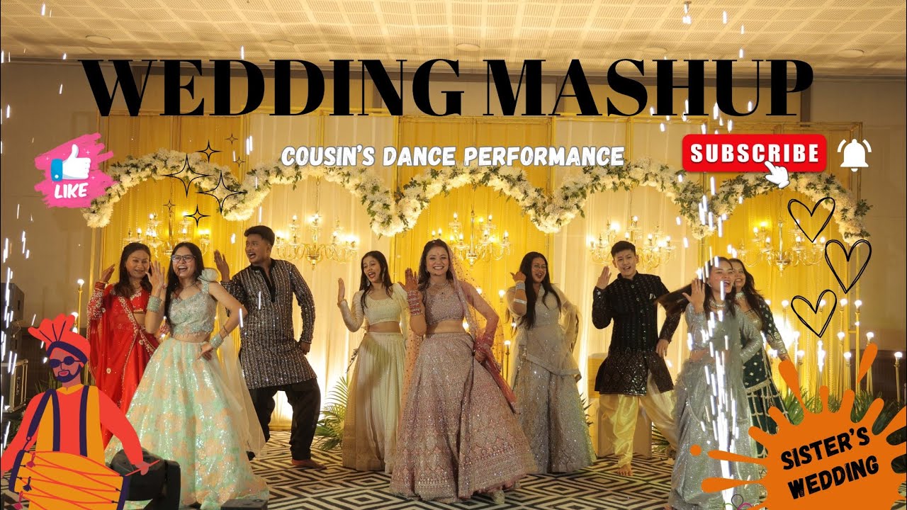 Wedding mashup || cousins dance performance ||  engagement dance ||#mahive  #subscribe