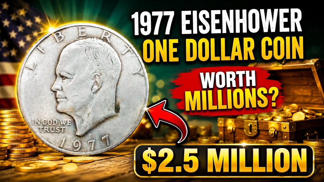 1977 Eisenhower Dollar Worth Money  Rare Silver, Mint Errors & Collector Value. 