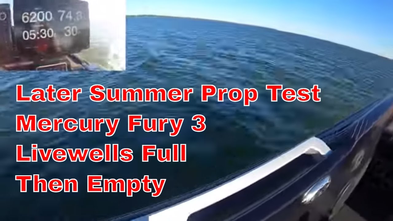 Тестирование пропеллера позднее лето — Mercury Fury 3 (возможно, лучший на данный момент?)