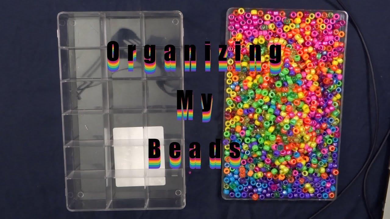 *ASMR* Organizing My Beads (No Talking)