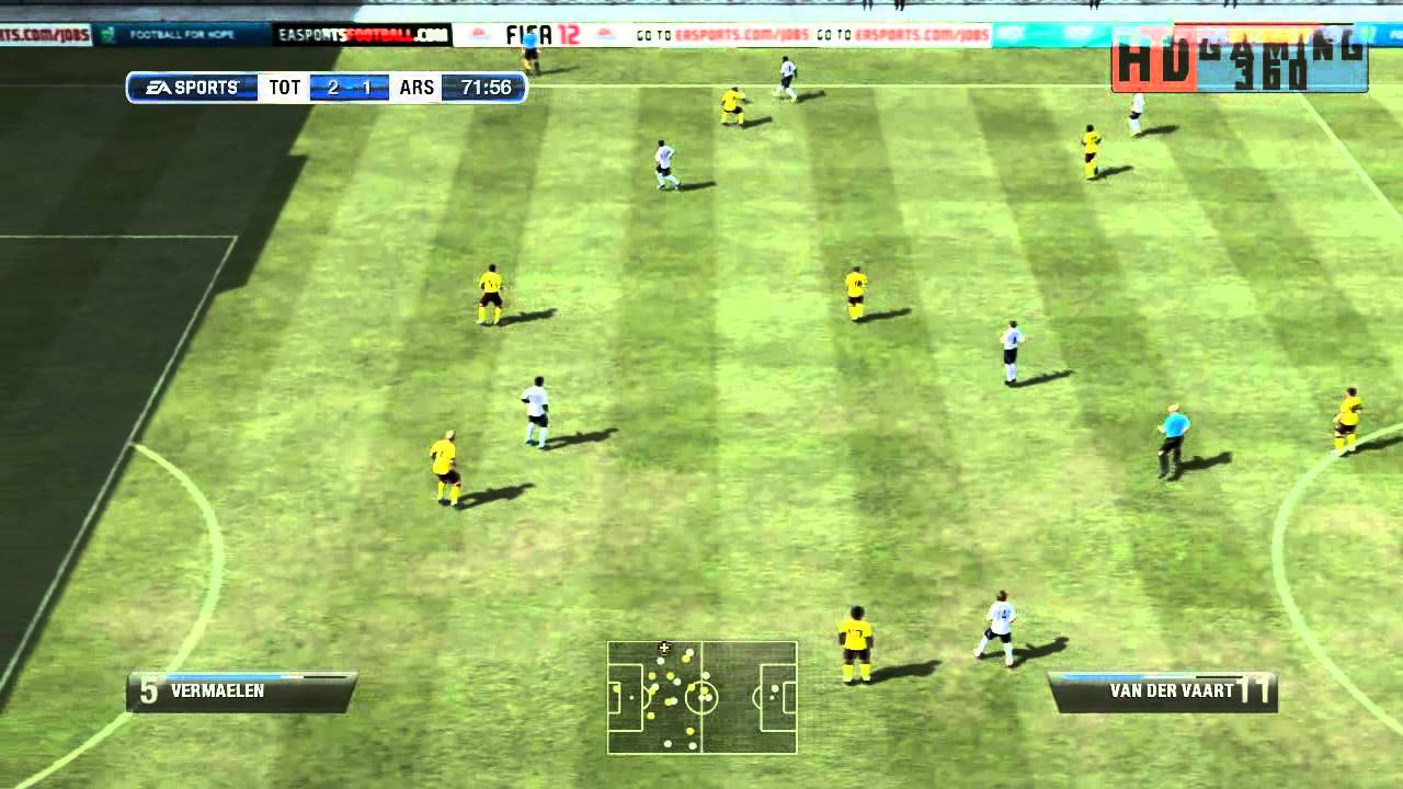FIFA 12 Tottenham VS Arsenal 2ND Half HD