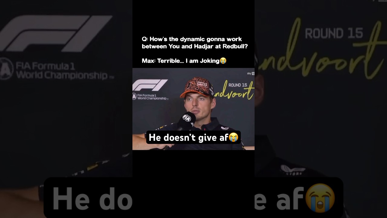 Max Verstappen in Post Race Press Conference😭 | Dutch Gp 2025 #f1shorts #zandvoort