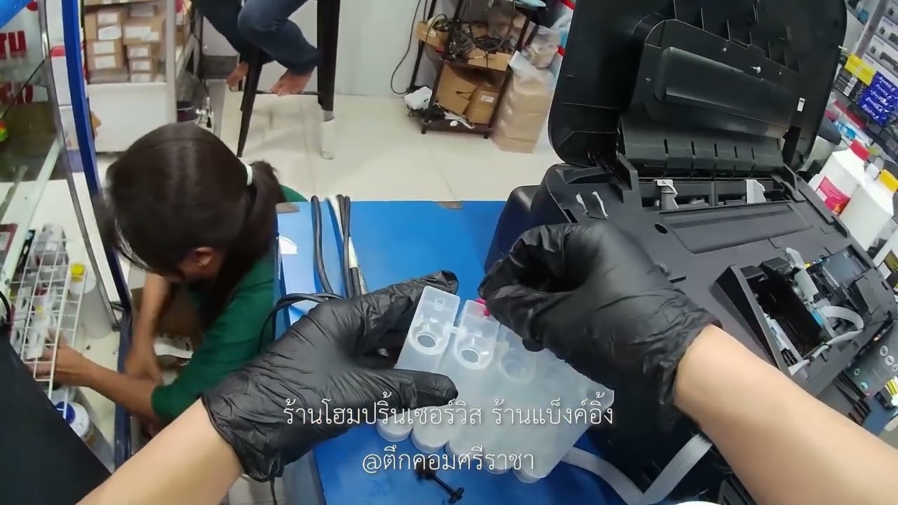 ติดตั้งระบบ Ink-Tank Canon Pixma iX6770