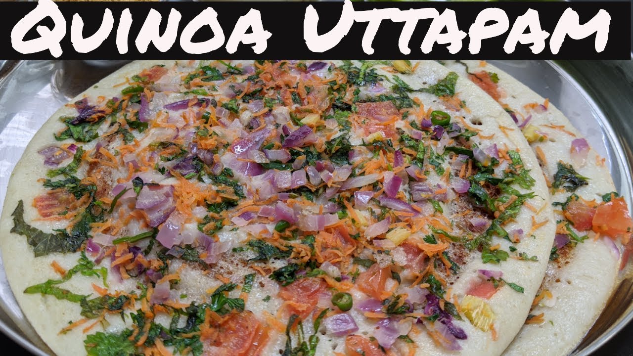 Quinoa Uttapam |Protein Packed Gluten-free Vegan|Quinoa vegetable Uttapam | simple breakfast recipes