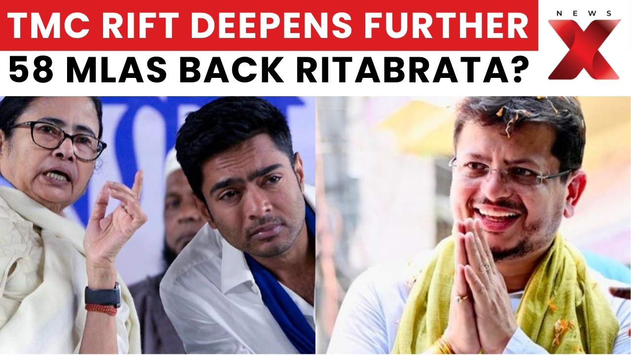TMC Internal Rift | Riju Dutta Claims 58 MLAs Back Ritabrata Banerjee As Leader | NewsX