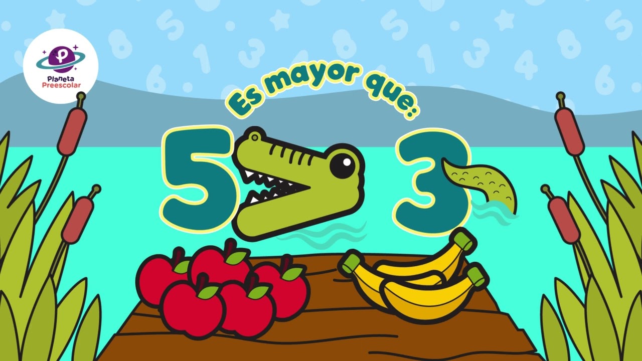 Kiko el Cocodrilo 🐊: Aprende Mayor que, Menor que e Igual de Forma Divertida 🎉