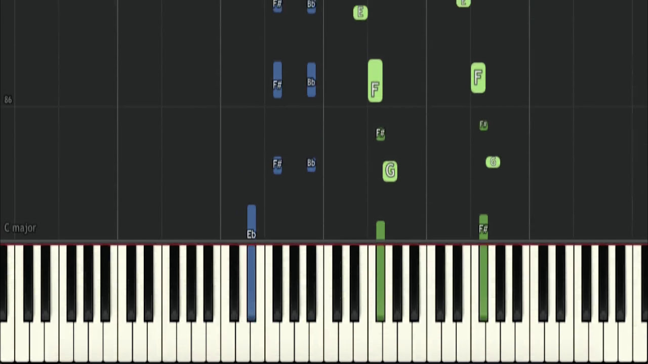 Dark Piano - | Synthesia Tutorial