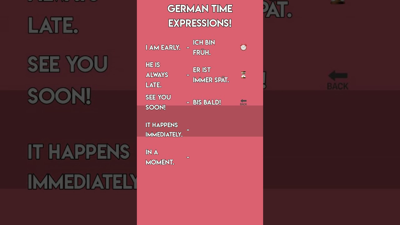 German Time Expressions: Mastering 'Early', 'Late', 'Soon'!