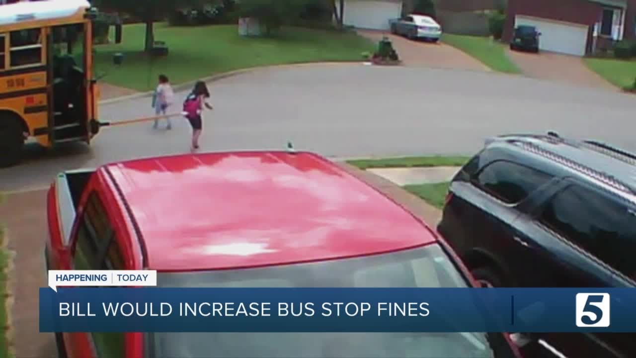 Not stopping for school buses could soon mean paying a bigger fine