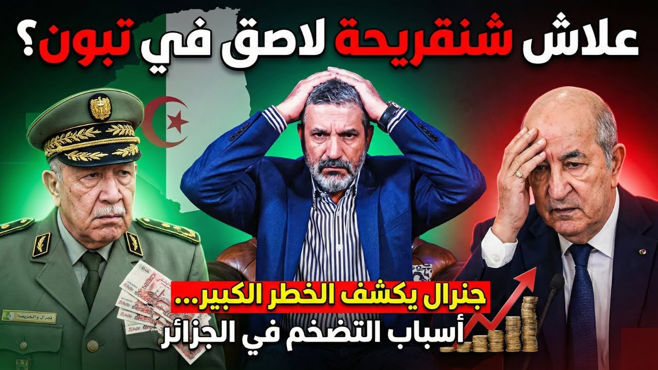 علاش شنقريحة لاصق في تبون؟ جنرال يكشف الخطر الكبير لي يهددهم... أسباب التضخم في الجزائر