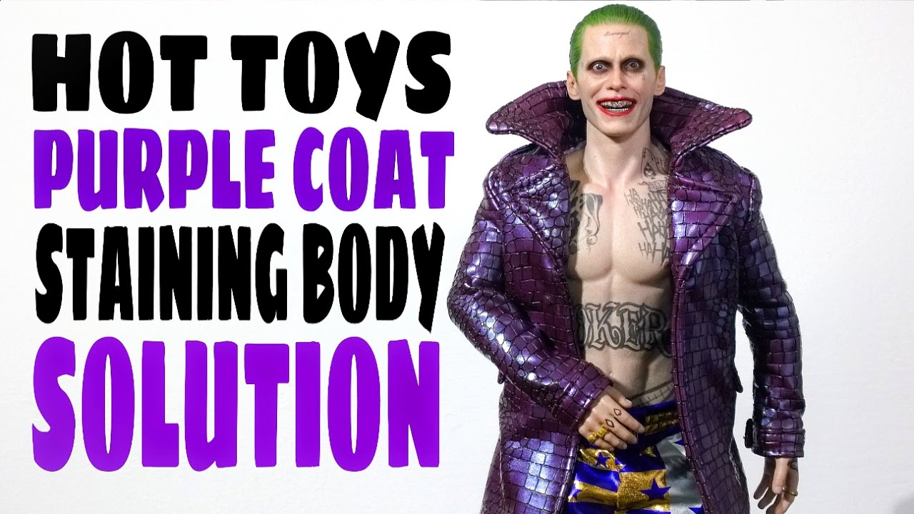 HOT TOYS PURPLE COAT STAINING JOKER BODY SOLUTION.
