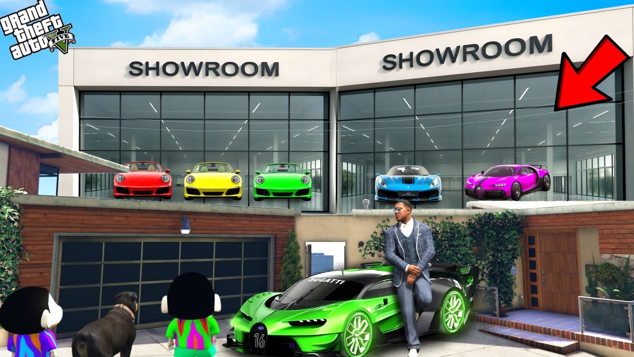 Franklin Buying Most Expensive Super Cars For His Car Showroom || SHINCHAN & CHOP